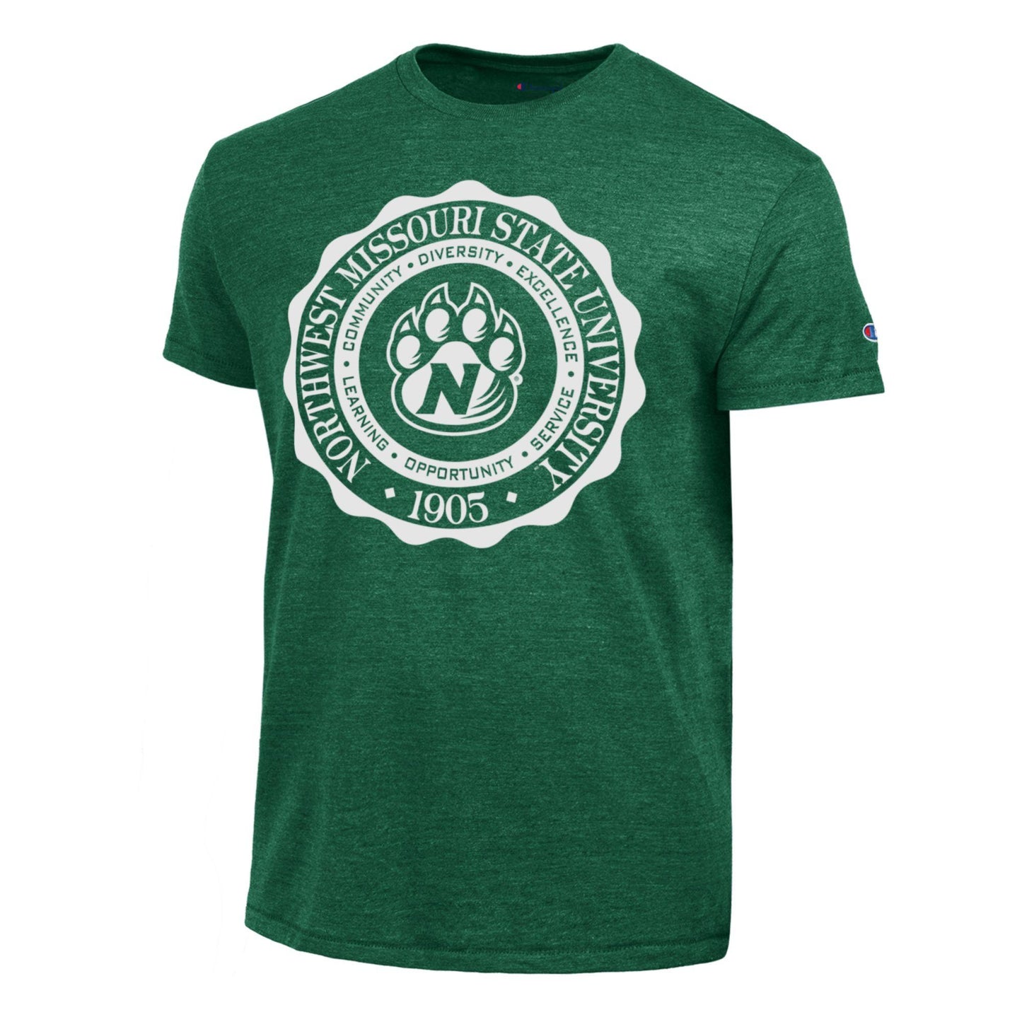 Champion Dark Green Triblend Tee
