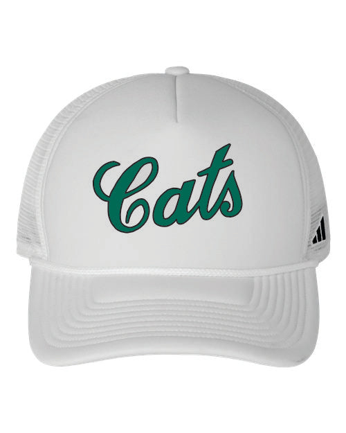Adidas White Foam Front Trucker Hat
