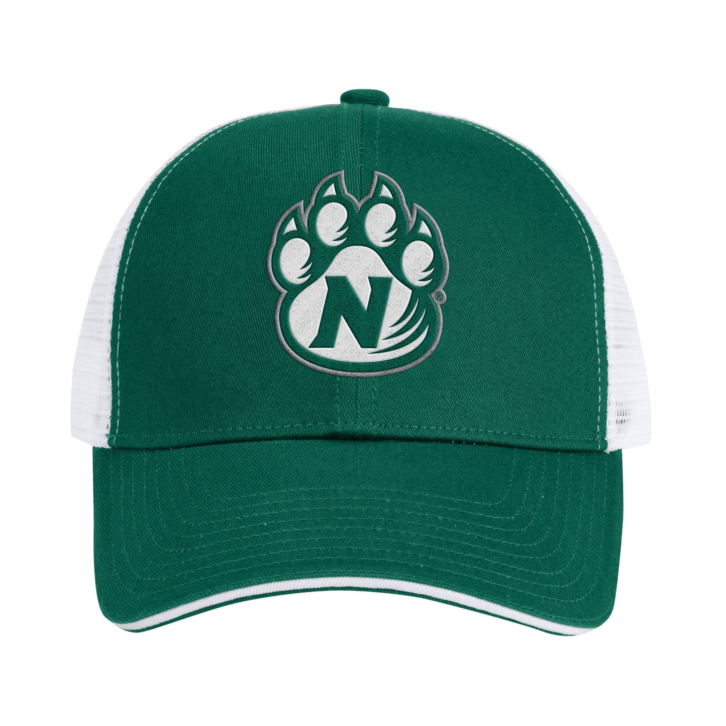 Colosseum Green Trucker Hat with 3D Embroidery