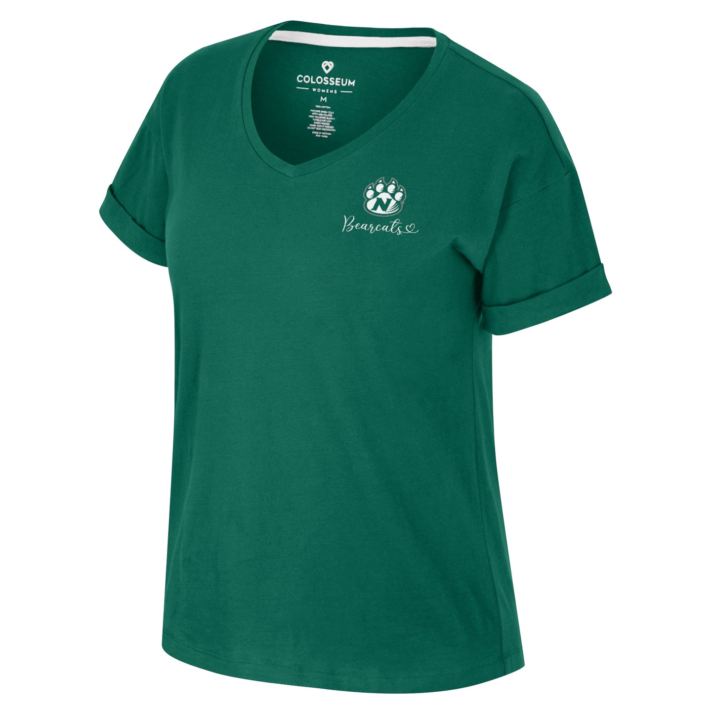 Colosseum Women's Green V-Neck