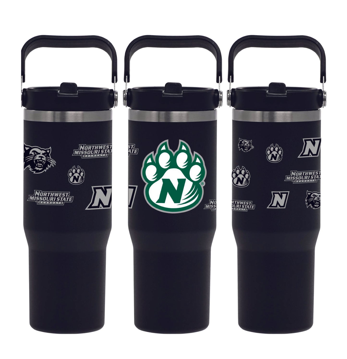 30oz Black Stainless Water Bottle