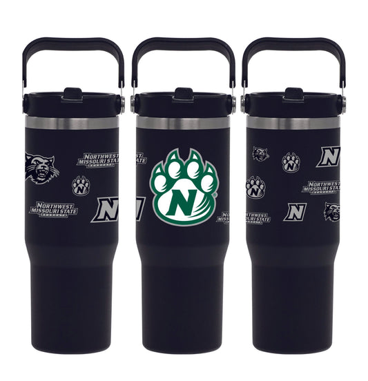 30oz Black Stainless Water Bottle