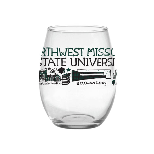 Julia Gash Stemless Wine Glass