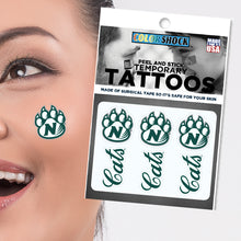 Load image into Gallery viewer, Bearcat Temporary Tattoos
